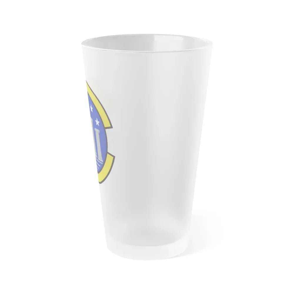 314 Maintenance Operations Flight AETC (U.S. Air Force) Frosted Pint Glass 16oz - Go Mug Yourself
