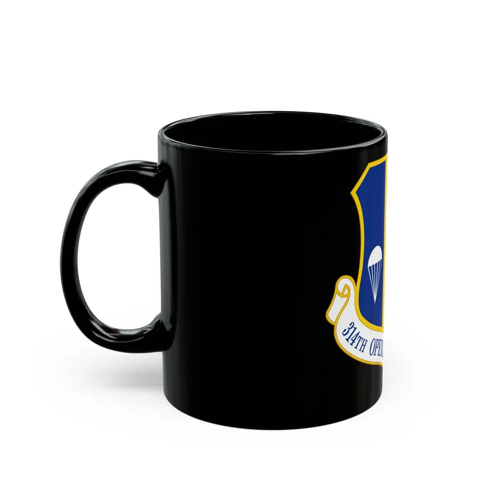 314 Operations Group AETC (U.S. Air Force) Black Coffee Mug-Go Mug Yourself