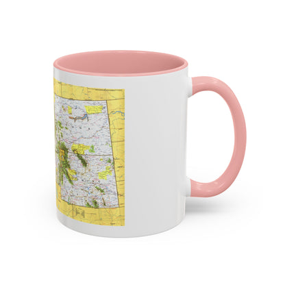 USA - Northwest 1 (1973) (Map) Accent Coffee Mug
