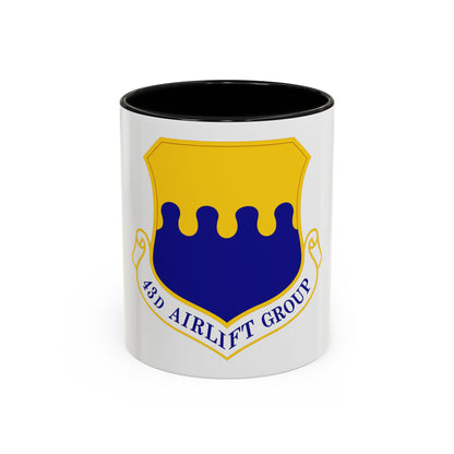 43d Airlift Group (U.S. Air Force) Accent Coffee Mug
