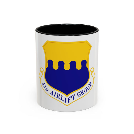 43d Airlift Group (U.S. Air Force) Accent Coffee Mug