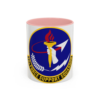 72d Force Support Squadron (U.S. Air Force) Accent Coffee Mug