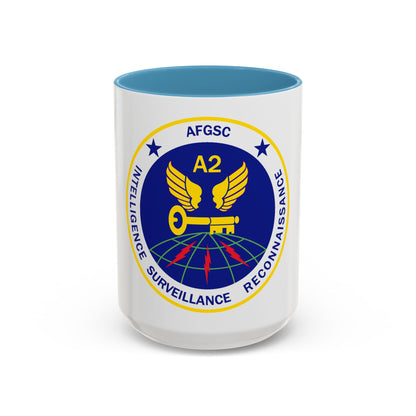 AFGSC A2 (U.S. Air Force) Accent Coffee Mug