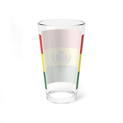 Flag of Bolivia military (Bolivia) Pint Glass 16oz