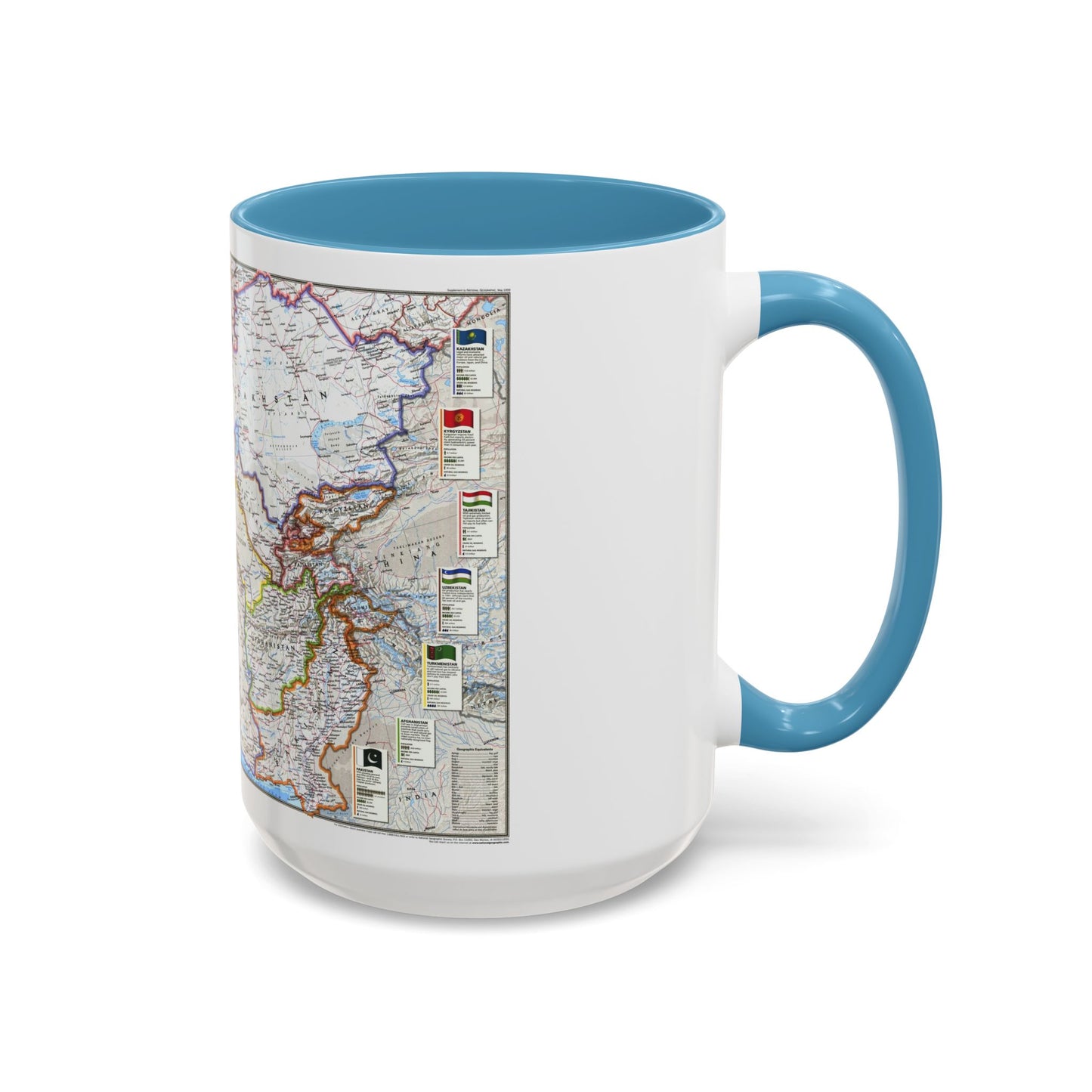 Caspian Region- Promise and Peril (1999) (Map) Accent Coffee Mug