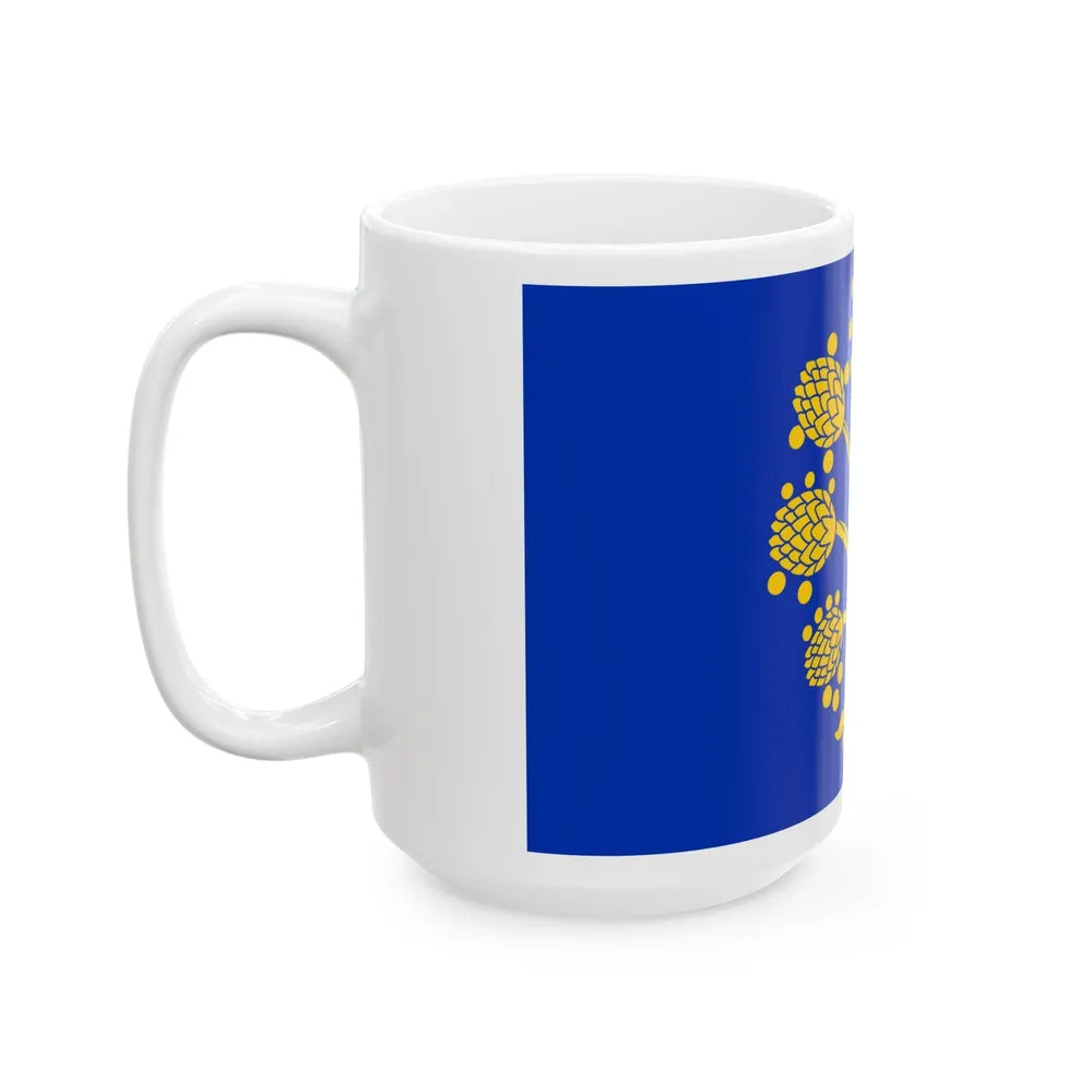 Flag of Appleby in Westmorland UK - White Coffee Mug-Go Mug Yourself