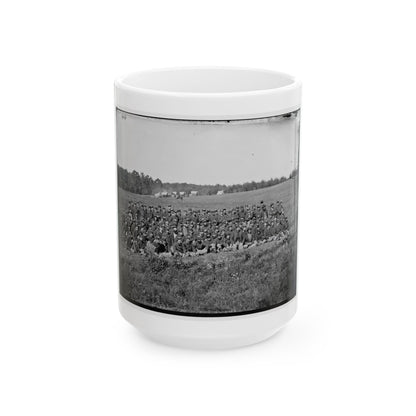 Culpeper, Va. Men Of Battery M (Benson's), 2d U.S. Artillery (U.S. Civil War) White Coffee Mug
