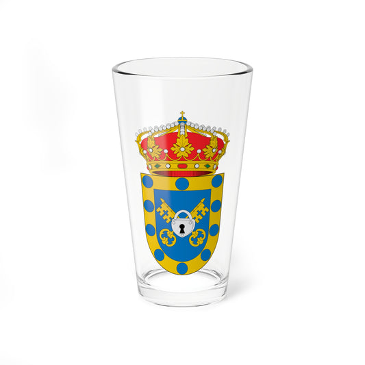 Escudo de A Mezquita (Spain) (Coat of Arms) Pint Glass 16oz