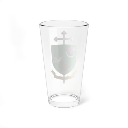 Escudo de la Diócesis de Armenia (Colombia) (Coat of Arms) Pint Glass 16oz