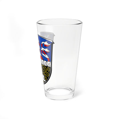 DEU Bad Nauheim COA (Germany) (Coat of Arms) Pint Glass 16oz