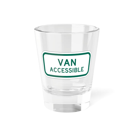 MUTCD-MI R7-8P (Michigan) (Road Sign) Shot Glass 1.5oz