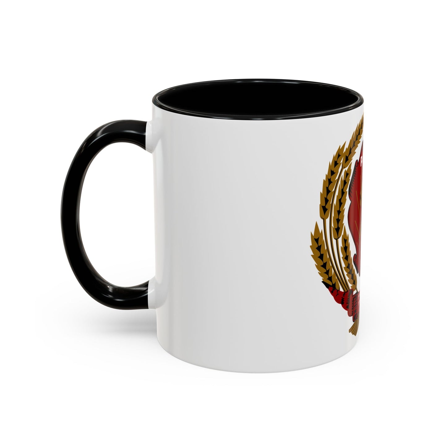 Emblem of the Moldavian SSR (1940-1941) - Accent Coffee Mug