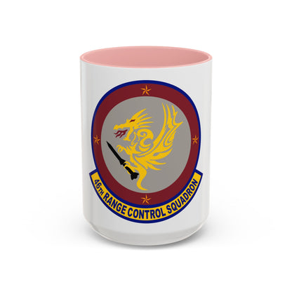 46 Range Control Squadron AFMC (U.S. Air Force) Accent Coffee Mug