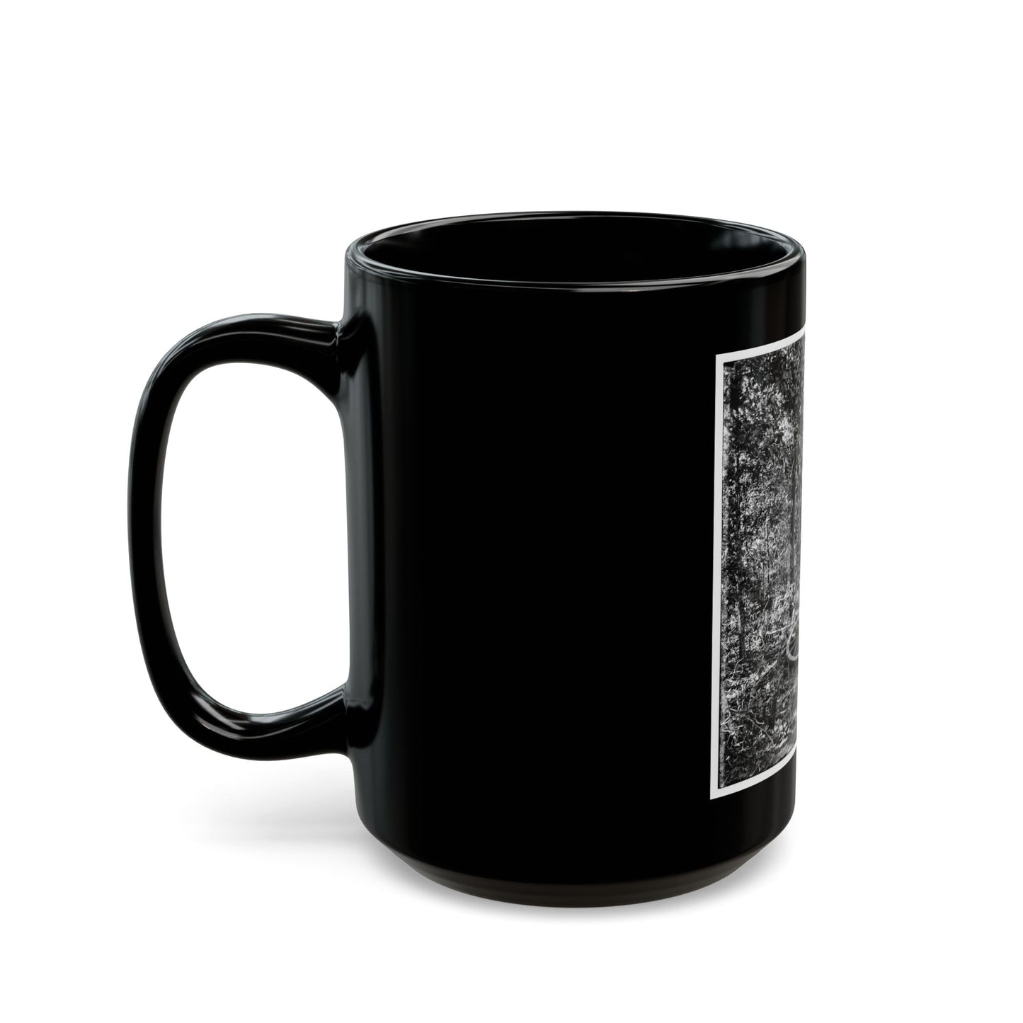 Atlanta, Georgia (Vicinity). Woods Where Gen. James B. Mcpherson Was Killed, July 22, 1864 (U.S. Civil War) Black Coffee Mug