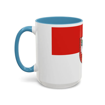 Flag of Burgenlandkreis Germany - Accent Coffee Mug-Go Mug Yourself