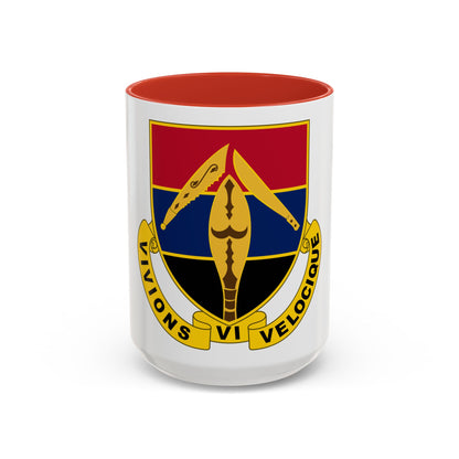 351 Armored Field Artillery Battalion (U.S. Army) Accent Coffee Mug