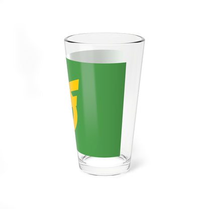 Flag of Chiran Kagoshima 1973-2007 (Japan) Pint Glass 16oz
