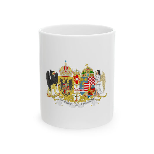 Austro-hungarian coat of arms 1914 - White Coffee Mug