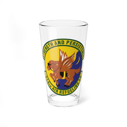 314th Air Refueling Squadron (U.S. Air Force) Pint Glass 16oz-16oz-Go Mug Yourself