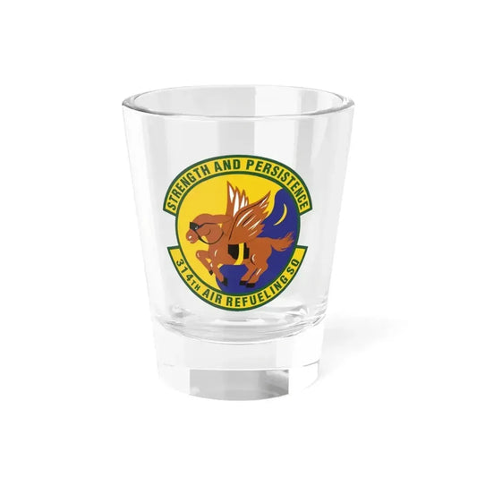 314th Air Refueling Squadron (U.S. Air Force) Shot Glass 1.5oz 1.5oz - Go Mug Yourself