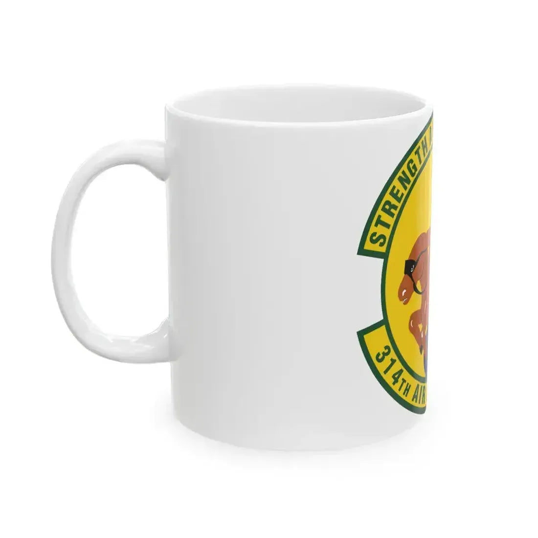 314th Air Refueling Squadron (U.S. Air Force) White Coffee Mug - Go Mug Yourself