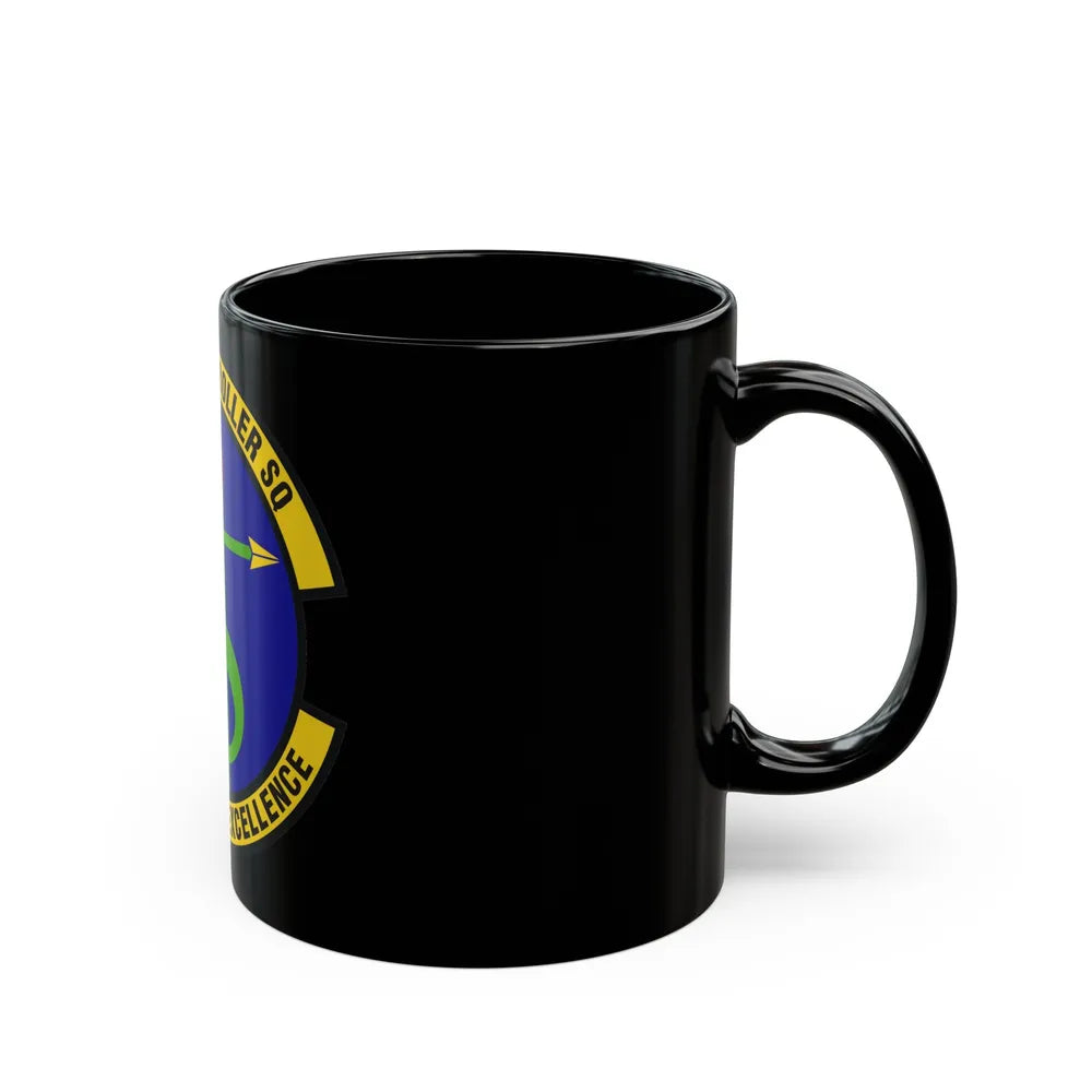 314th Comptroller Squadron (U.S. Air Force) Black Coffee Mug-Go Mug Yourself