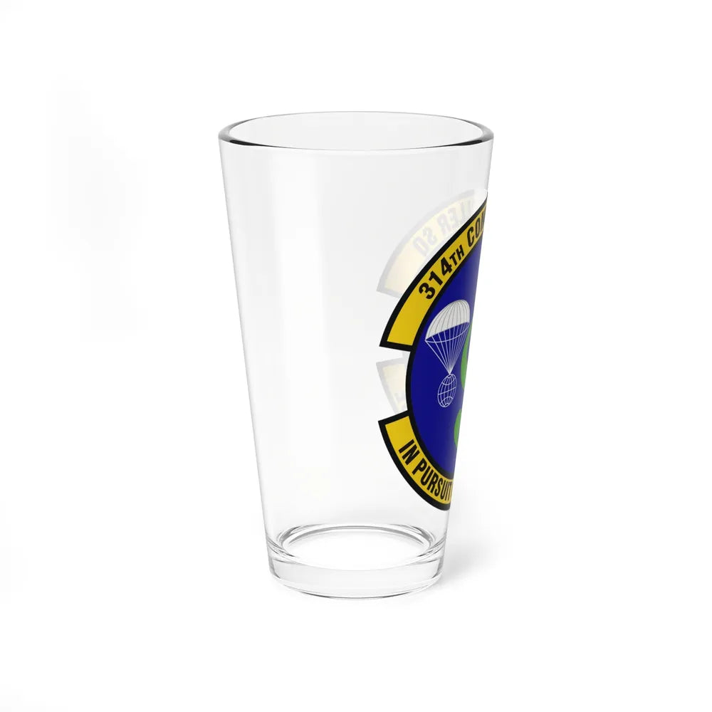 314th Comptroller Squadron (U.S. Air Force) Pint Glass 16oz-Go Mug Yourself