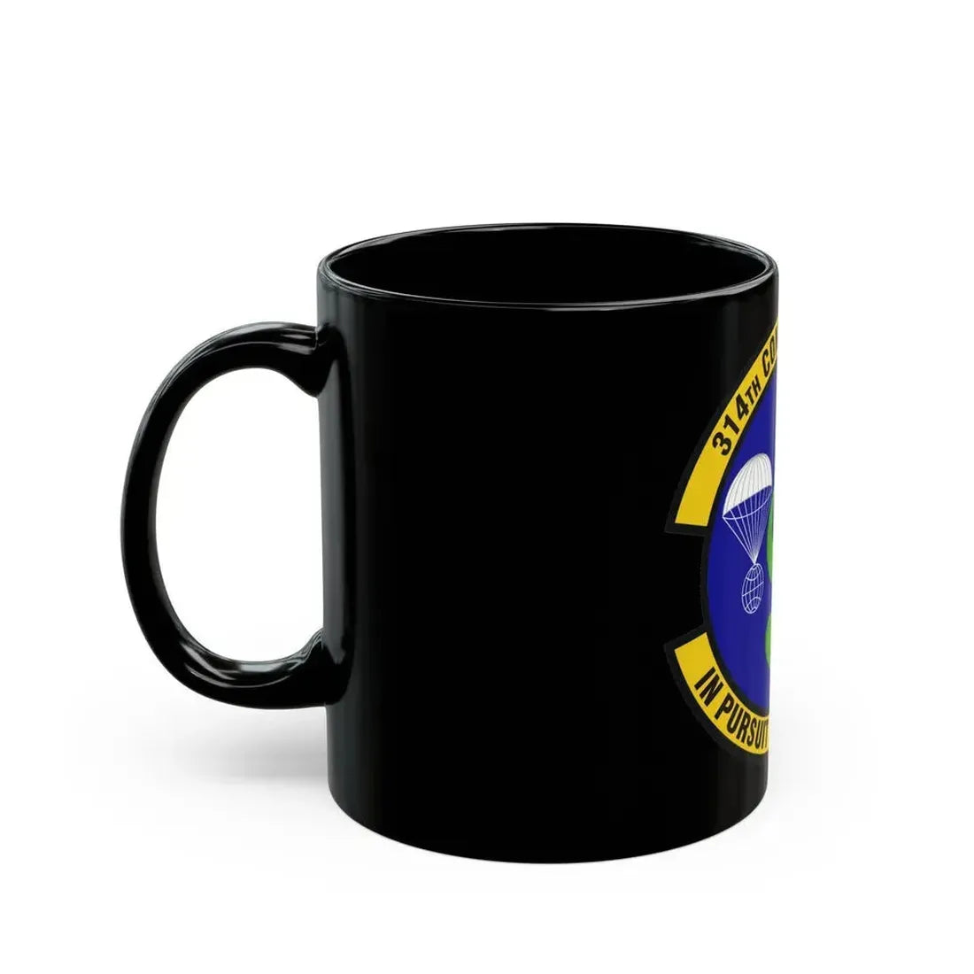 314th Comptroller Squadron (U.S. Air Force) Black Coffee Mug - Go Mug Yourself