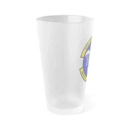 314th Comptroller Squadron (U.S. Air Force) Frosted Pint Glass 16oz - Go Mug Yourself