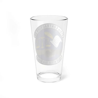 314th Contracting Squadron (U.S. Air Force) Pint Glass 16oz-Go Mug Yourself