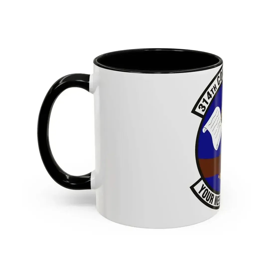 314th Contracting Squadron (U.S. Air Force) Accent Coffee Mug - Go Mug Yourself
