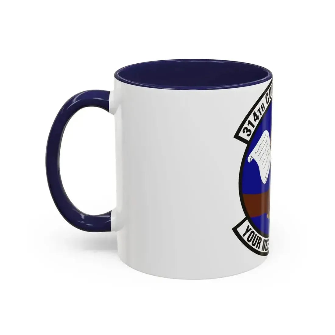 314th Contracting Squadron (U.S. Air Force) Accent Coffee Mug - Go Mug Yourself