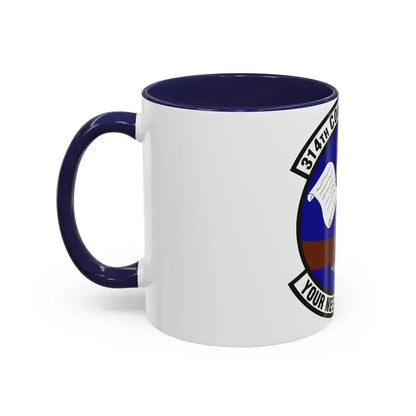 314th Contracting Squadron (U.S. Air Force) Accent Coffee Mug - Go Mug Yourself