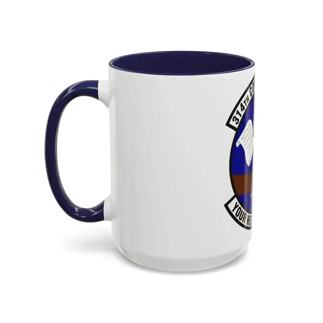 314th Contracting Squadron (U.S. Air Force) Accent Coffee Mug - Go Mug Yourself