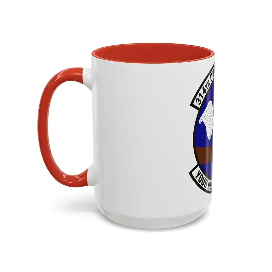 314th Contracting Squadron (U.S. Air Force) Accent Coffee Mug - Go Mug Yourself