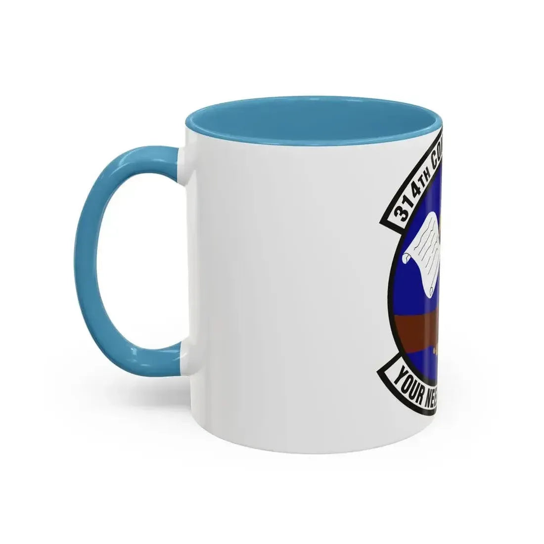 314th Contracting Squadron (U.S. Air Force) Accent Coffee Mug - Go Mug Yourself