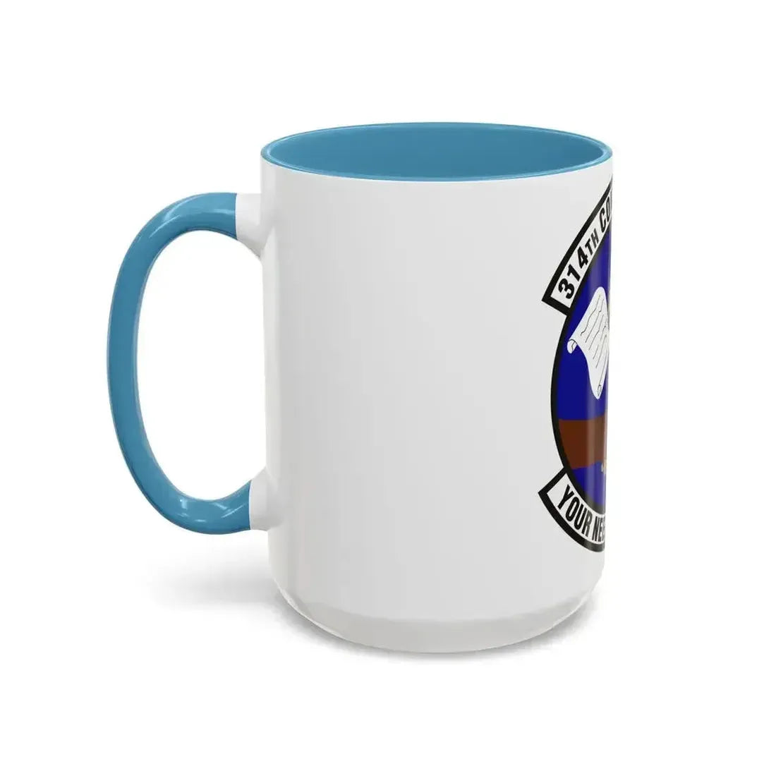 314th Contracting Squadron (U.S. Air Force) Accent Coffee Mug - Go Mug Yourself