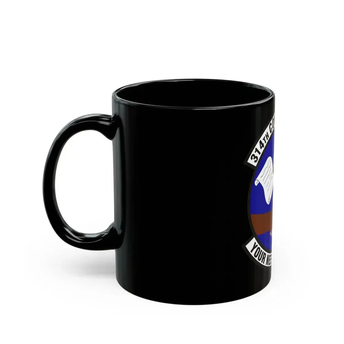 314th Contracting Squadron (U.S. Air Force) Black Coffee Mug - Go Mug Yourself