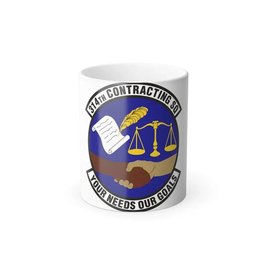 314th Contracting Squadron (U.S. Air Force) Color Changing Coffee Mug 11oz - Go Mug Yourself