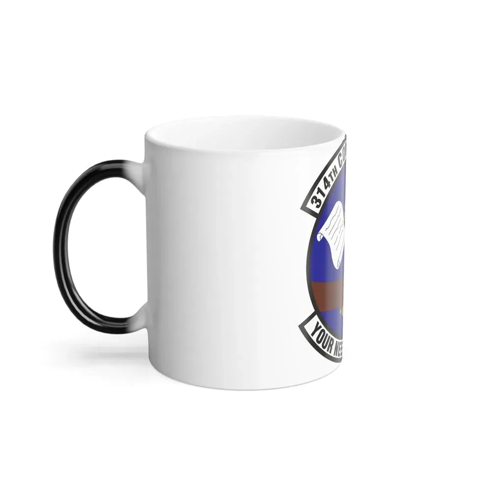 314th Contracting Squadron (U.S. Air Force) Color Changing Coffee Mug - Go Mug Yourself