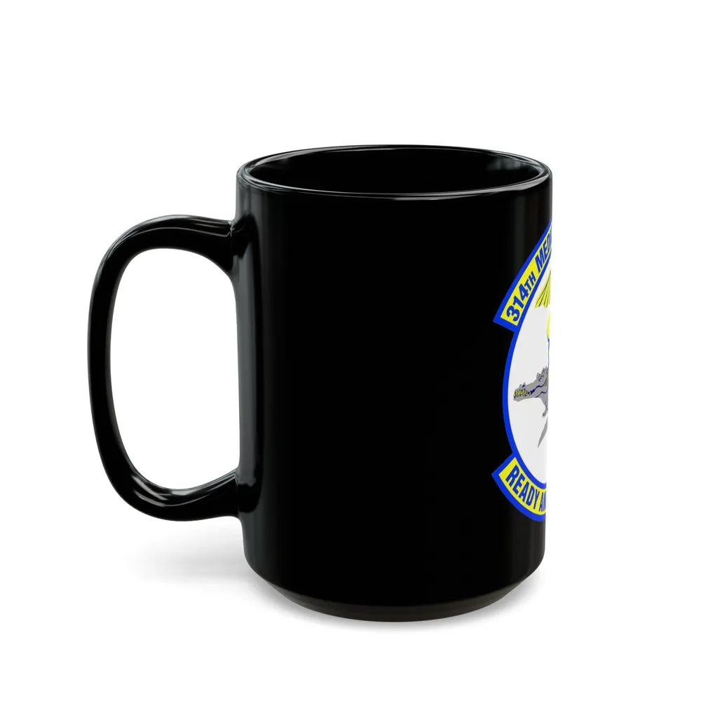 314th Medical Support Squadron (U.S. Air Force) Black Coffee Mug-Go Mug Yourself