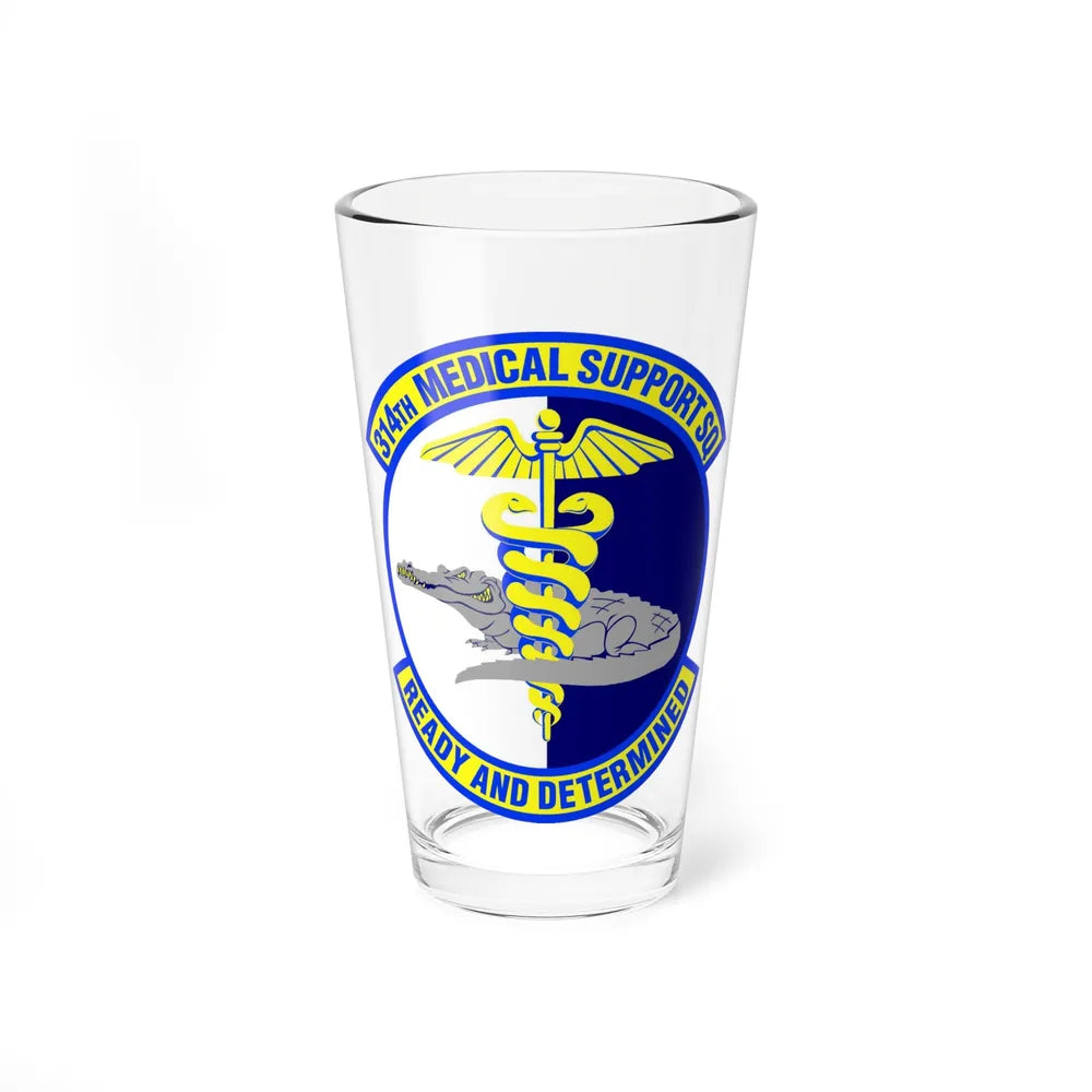 314th Medical Support Squadron (U.S. Air Force) Pint Glass 16oz-16oz-Go Mug Yourself