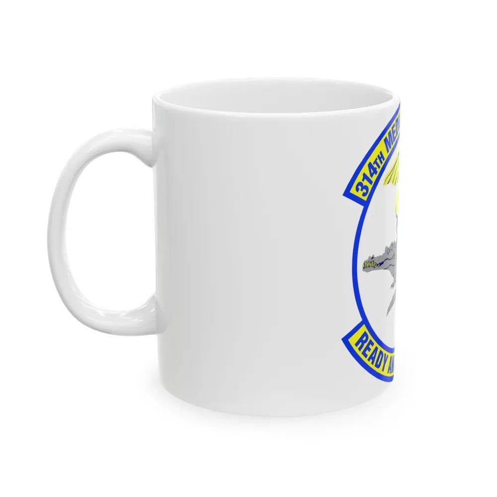 314th Medical Support Squadron (U.S. Air Force) White Coffee Mug-Go Mug Yourself