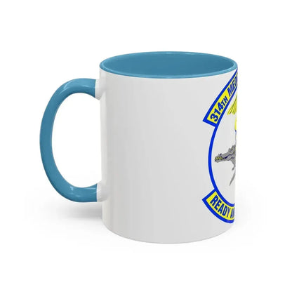 314th Medical Support Squadron (U.S. Air Force) Accent Coffee Mug - Go Mug Yourself