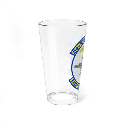 314th Medical Support Squadron (U.S. Air Force) Pint Glass 16oz - Go Mug Yourself