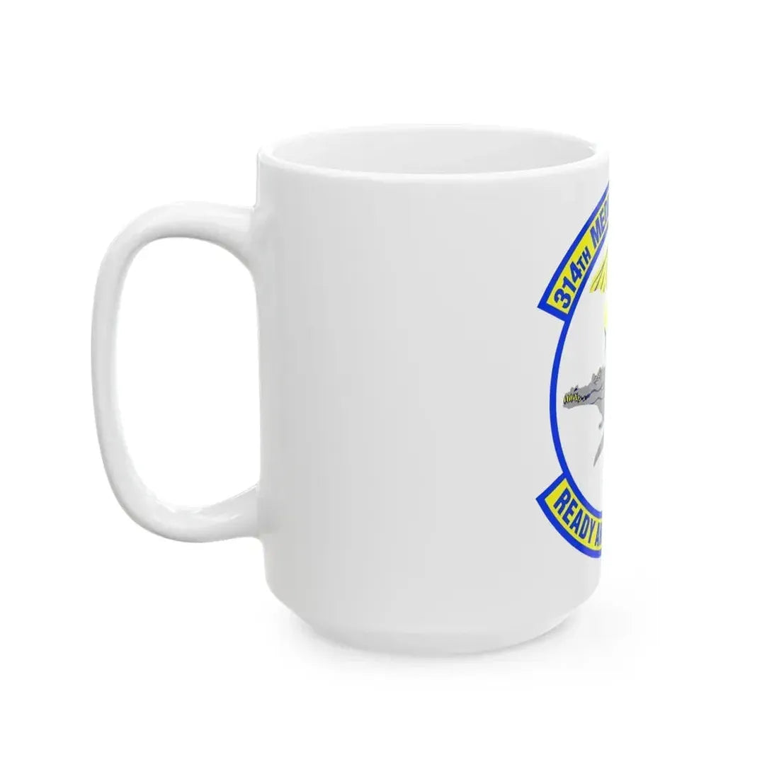 314th Medical Support Squadron (U.S. Air Force) White Coffee Mug - Go Mug Yourself