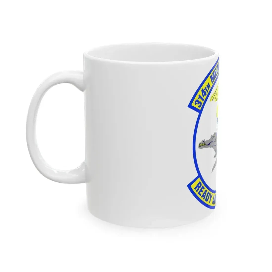 314th Medical Support Squadron (U.S. Air Force) White Coffee Mug - Go Mug Yourself