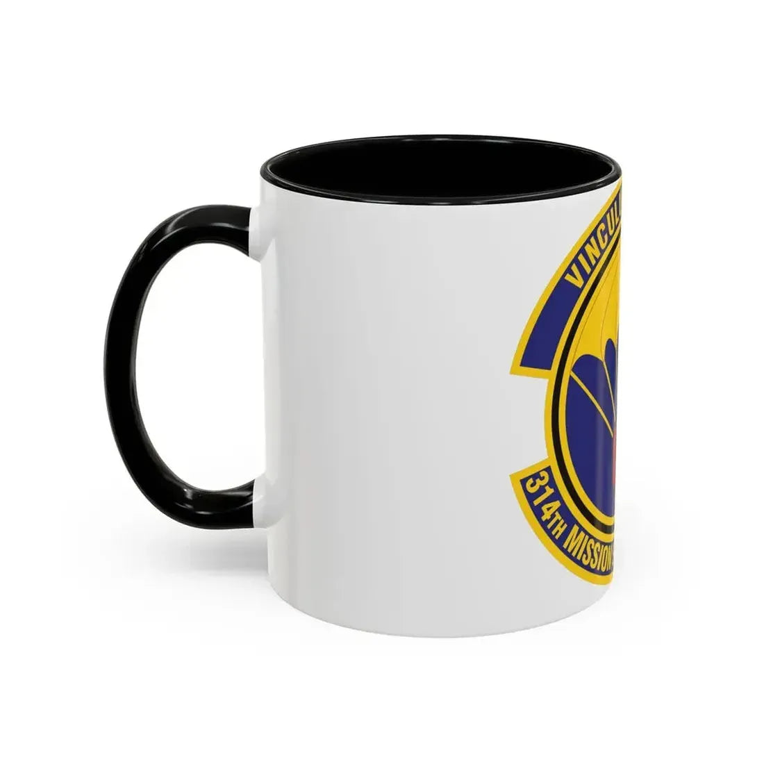 314th Mission Support Squadron (U.S. Air Force) Accent Coffee Mug - Go Mug Yourself