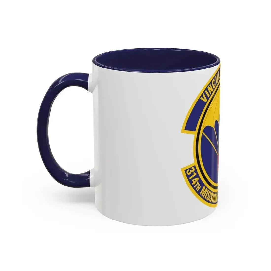 314th Mission Support Squadron (U.S. Air Force) Accent Coffee Mug - Go Mug Yourself