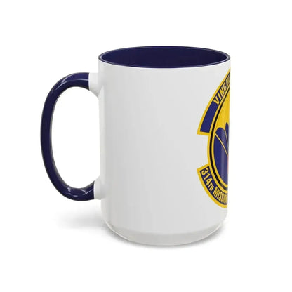 314th Mission Support Squadron (U.S. Air Force) Accent Coffee Mug - Go Mug Yourself